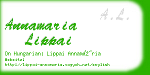 annamaria lippai business card